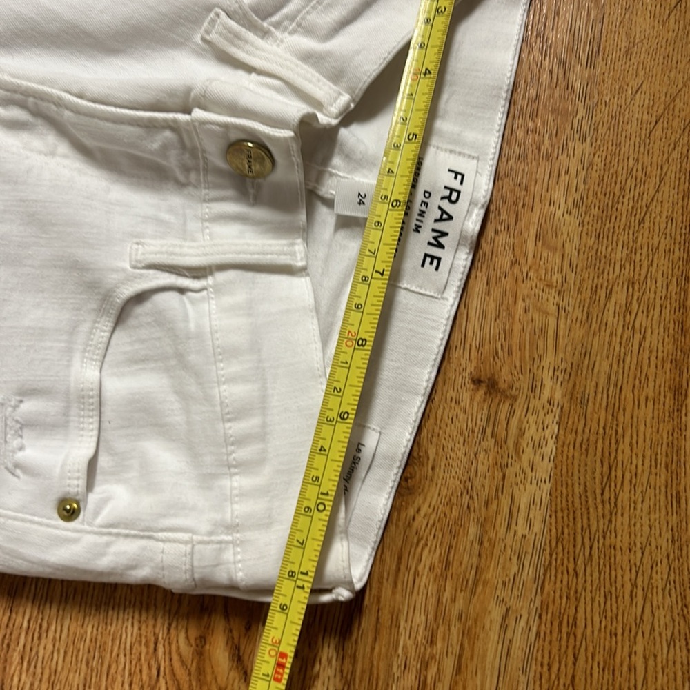FRAME Denim Skinny Los Angeles Pants Sz 24 - Picture 10 of 13
